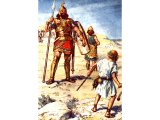 David and Goliath (Painting by C.E.Brock)